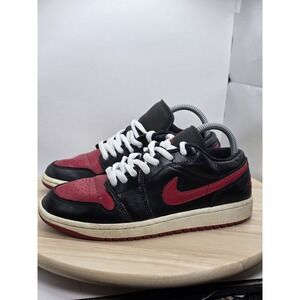 Women Size 8 - Nike Air Jordan 1 Low Bred Sail W DC0774-061 Authentic